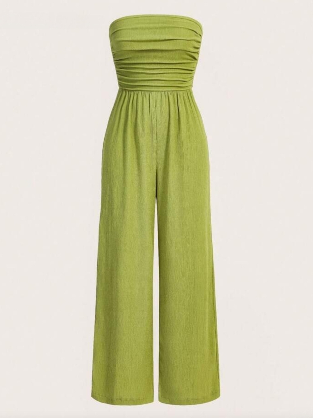 Strapless Wide-Leg Jumpsuit